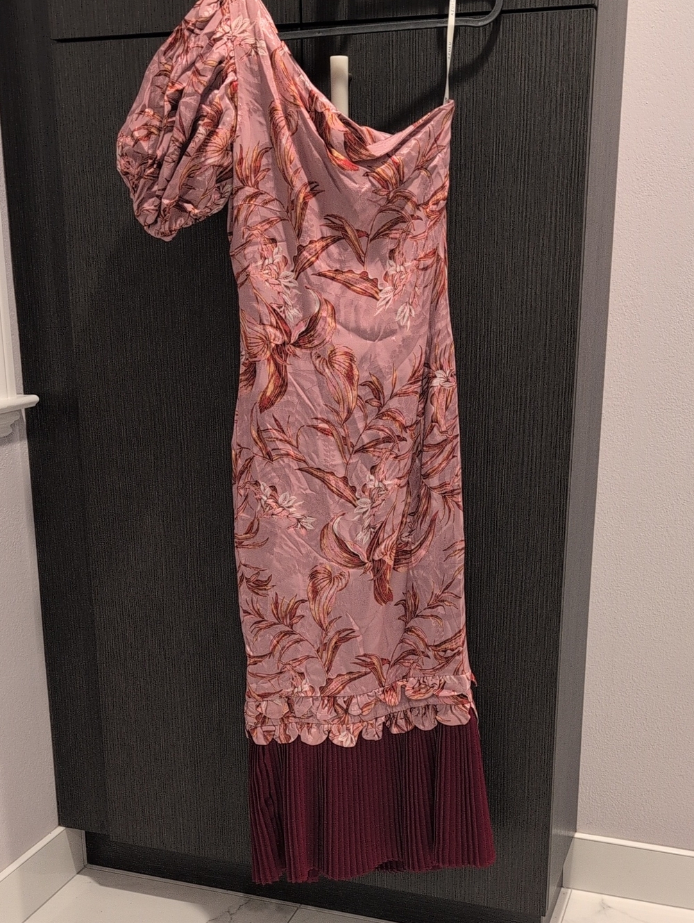 Rare AZULU Columbia Dress with Pleated Hem